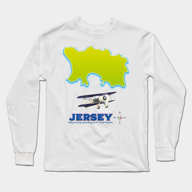 Jersey Long Sleeve T-Shirt by nickemporium1